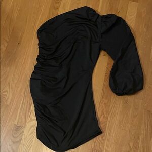 SHEIN Black Garment Label women’s one should fitted dress